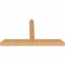 Ekena Millwork Portland Timber Gable Bracket, Western Red Cedar, 48"W x 26"H x 3 1/2"D x 3 1/2"F, 13/12 Pitch GBW048X26X0404POR00SWR - alternate 4